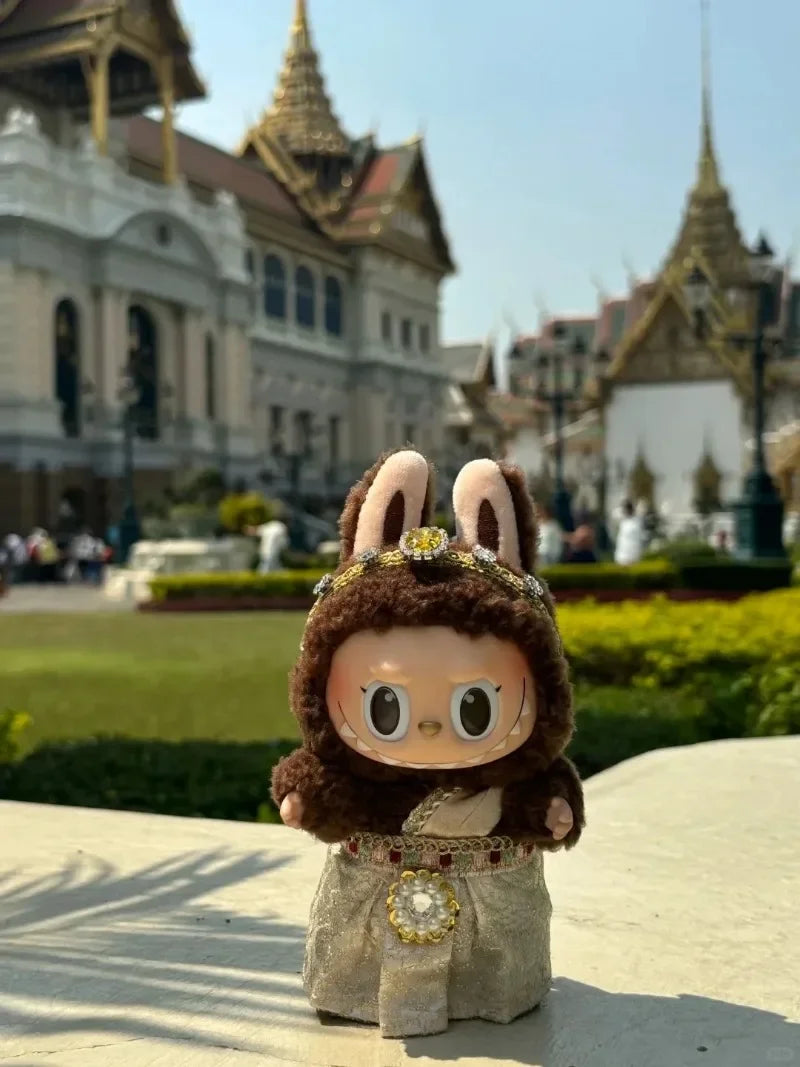 New POPMART 100%Original Genuine Thai Limited Edition LABUBU Plush Toy Pendant Doll Surprise Birthday and Christmas Gift