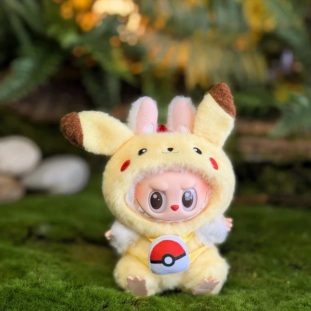 17Cm Clothes for Labubu Cute Replacement Labubu for V1 V2 V3 Plush Dolls Skirts Fashion Set Clothing Outfit Accessory Gift