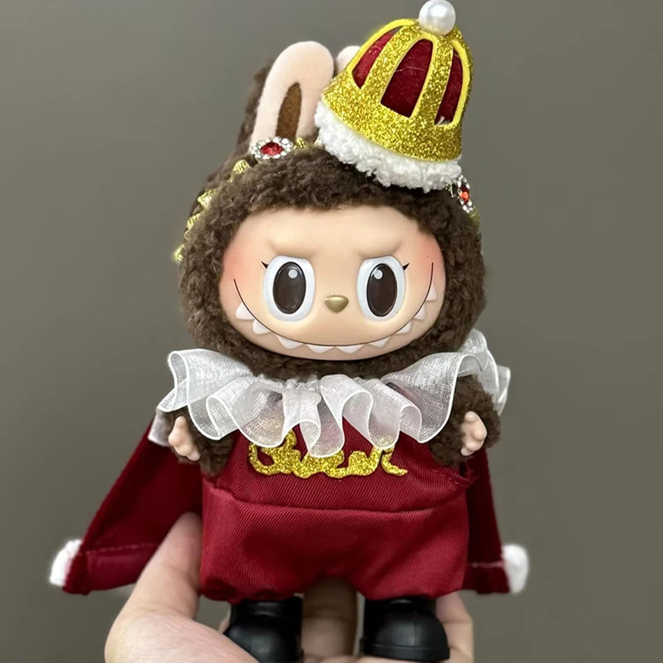 King of Labubu Accessories Clothes Designer Suitable for V1 V2 V3 Labubu Pendants Cute Personality Fashion Birthday Gift