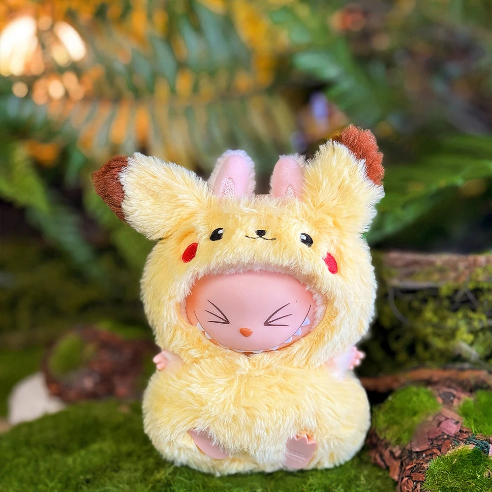 17Cm Clothes for Labubu Cute Replacement Labubu for V1 V2 V3 Plush Dolls Skirts Fashion Set Clothing Outfit Accessory Gift