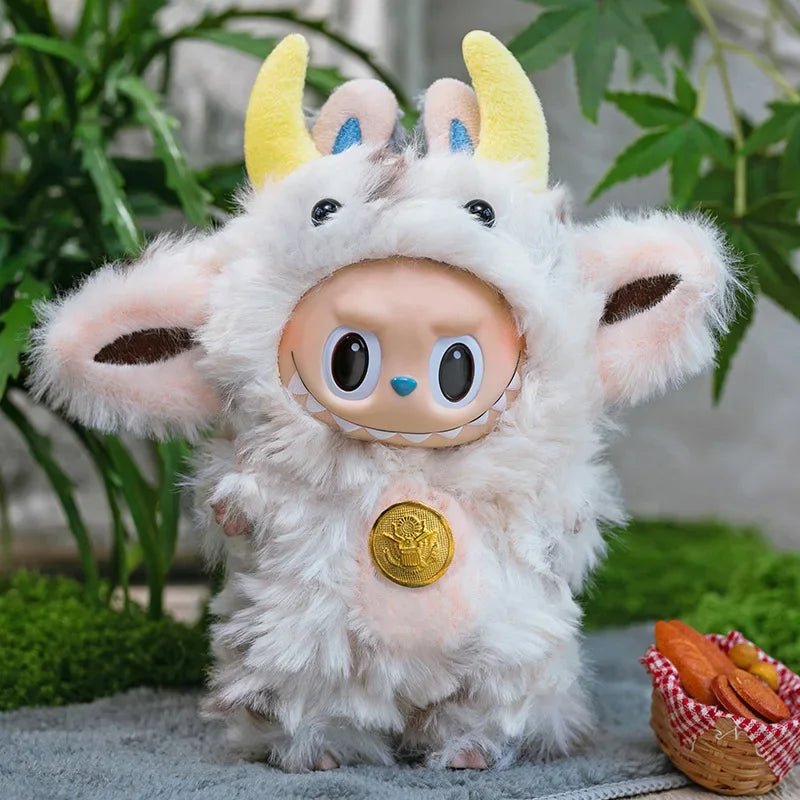 17Cm Clothes for Labubu Cute Replacement Labubu for V1 V2 V3 Plush Dolls Skirts Fashion Set Clothing Outfit Accessory Gift