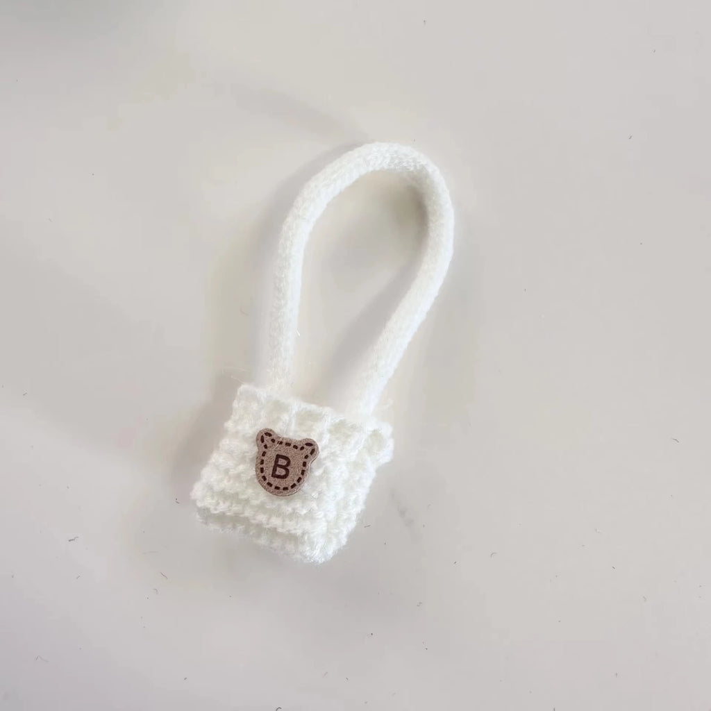 15Cm 17Cm Labubu 1st To 3rd Generation Costume Change Clothes Knitted Rabbit Sweater With Hat And Small Bag Collection