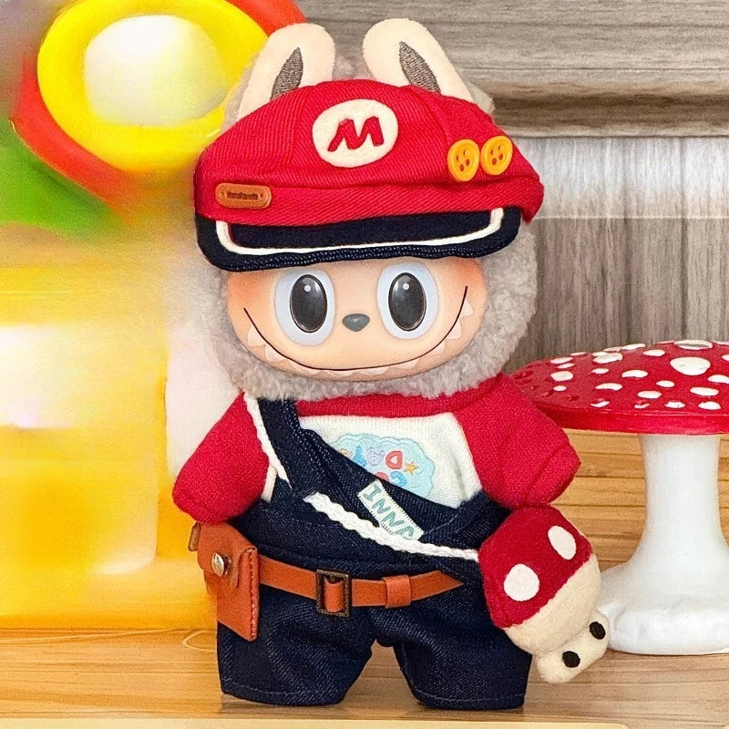 Labubu Doll Clothes - Forest Elf Trendy Cool Set (Clothing Only, No Dolls) toys for girls cute toys