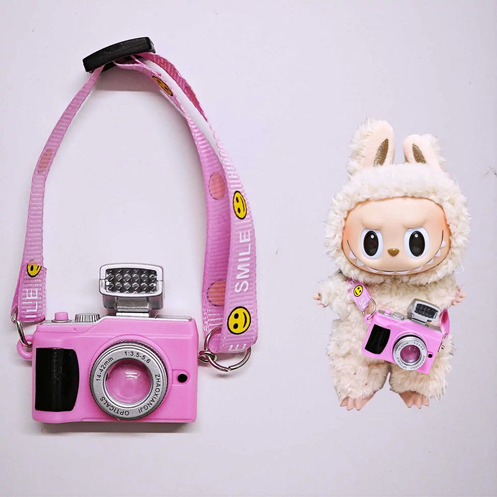 Labubu Doll Digital Camera Guitar Dolls House Decoration Accessory Mini Water Bottle Cup for EXO Doll Sunglasses Baby Dress Up