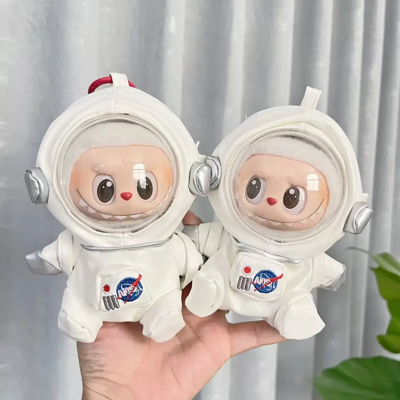 for 17cm Labubu Doll Clothes Fashion Clothes Astronaut Set Doll Clothes Shoulder Bag Dolls Accessories Gifts