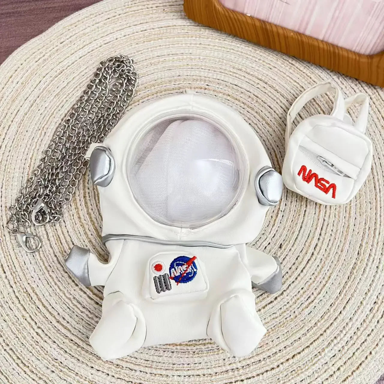for 17cm Labubu Doll Clothes Fashion Clothes Astronaut Set Doll Clothes Shoulder Bag Dolls Accessories Gifts