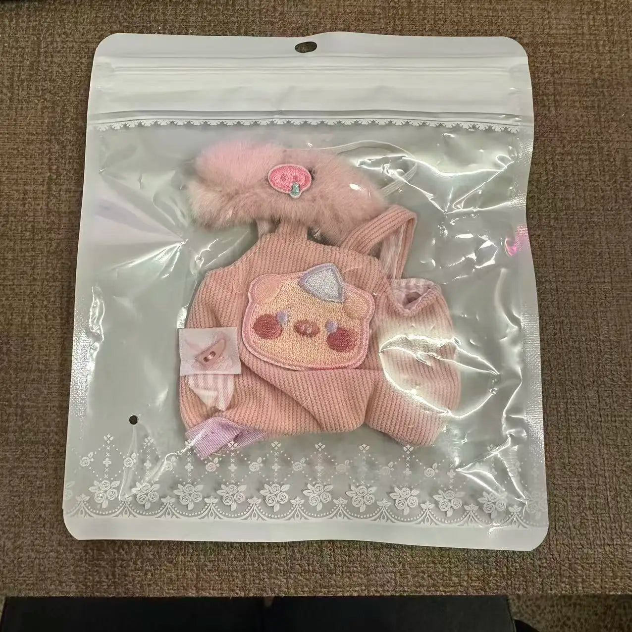 for 15-17cm Ropa Labubu & 10cm Cotton Doll Love Hoodie Pink Yarn Skirt Clothing no doll Mini Doll'S Clothes Outfit Accessories