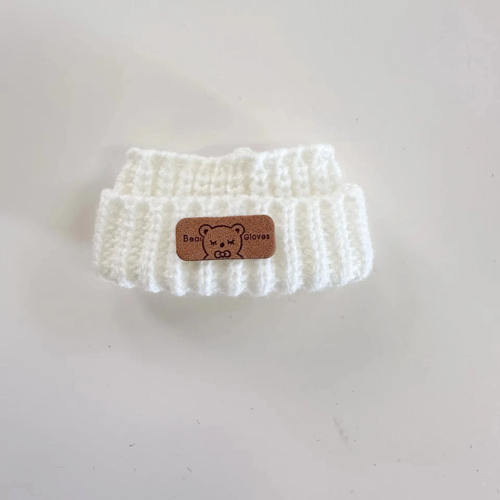 15Cm 17Cm Labubu 1st To 3rd Generation Costume Change Clothes Knitted Rabbit Sweater With Hat And Small Bag Collection