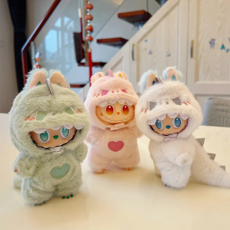 Suitable For 17cm Labubu Dinosaur Clothing Set Doll Clothing Doll Accessories Cute Set Holiday Gift Doll Accessories  Clothes