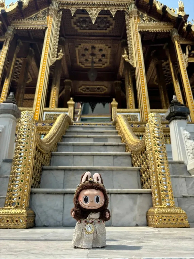 New POPMART 100%Original Genuine Thai Limited Edition LABUBU Plush Toy Pendant Doll Surprise Birthday and Christmas Gift