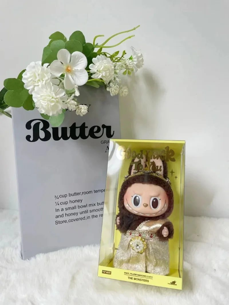 New POPMART 100%Original Genuine Thai Limited Edition LABUBU Plush Toy Pendant Doll Surprise Birthday and Christmas Gift