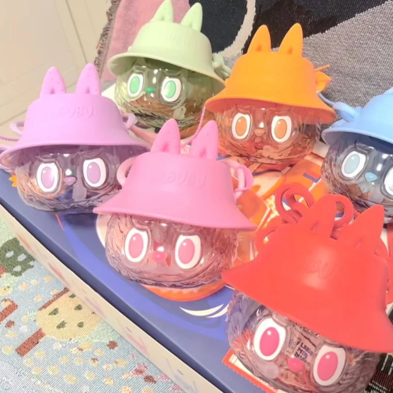 Genuine Popmart Labubu The Monsters Wacky Mart Series Tumbler Blind Box Home Decoration Kawaii Model Birthday Gift For Girl