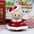 Suitable For 17cm Labubu Doll Clothes Christmas And New Year Doll Accessories Christmas Sets Ball Sets Holiday  Christmas Gifts