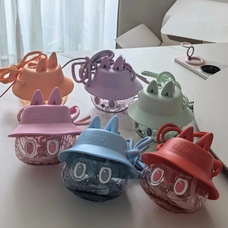 Genuine Popmart Labubu The Monsters Wacky Mart Series Tumbler Blind Box Home Decoration Kawaii Model Birthday Gift For Girl