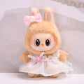 [clothes only] second-generation labubu sitting party vinyl blind box Labbu clothes fashion cute skirt baby clothes cute.