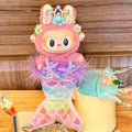 Cute Mini 15-17cm Doll Cloth Mermaid Cartoon Clothes for Labubu I II Dolls Outfit Accessories Clothing Gift