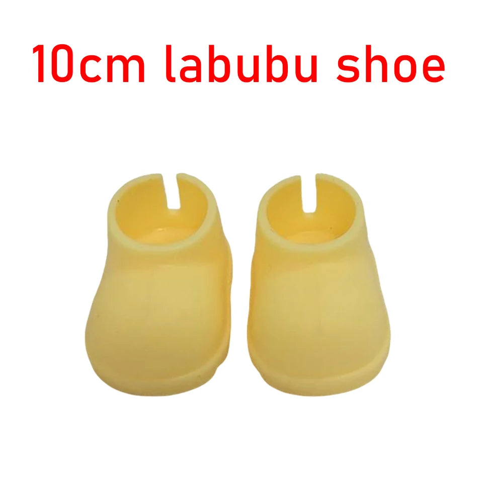 Mini Star Christmas Tree Headgear Clothes For 10CM Labubu The Monsters Pin For Love Series For Labubu V4 Doll Cloth Accessories