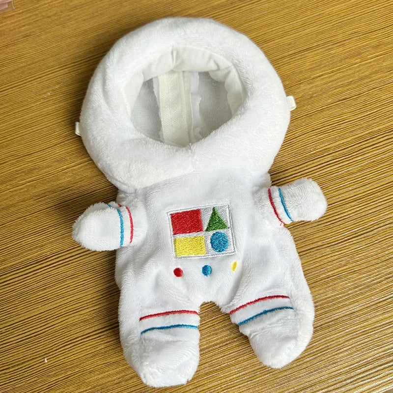 for 17cm Labubu Doll Clothes Fashion Clothes Astronaut Set Doll Clothes Shoulder Bag Dolls Accessories Gifts