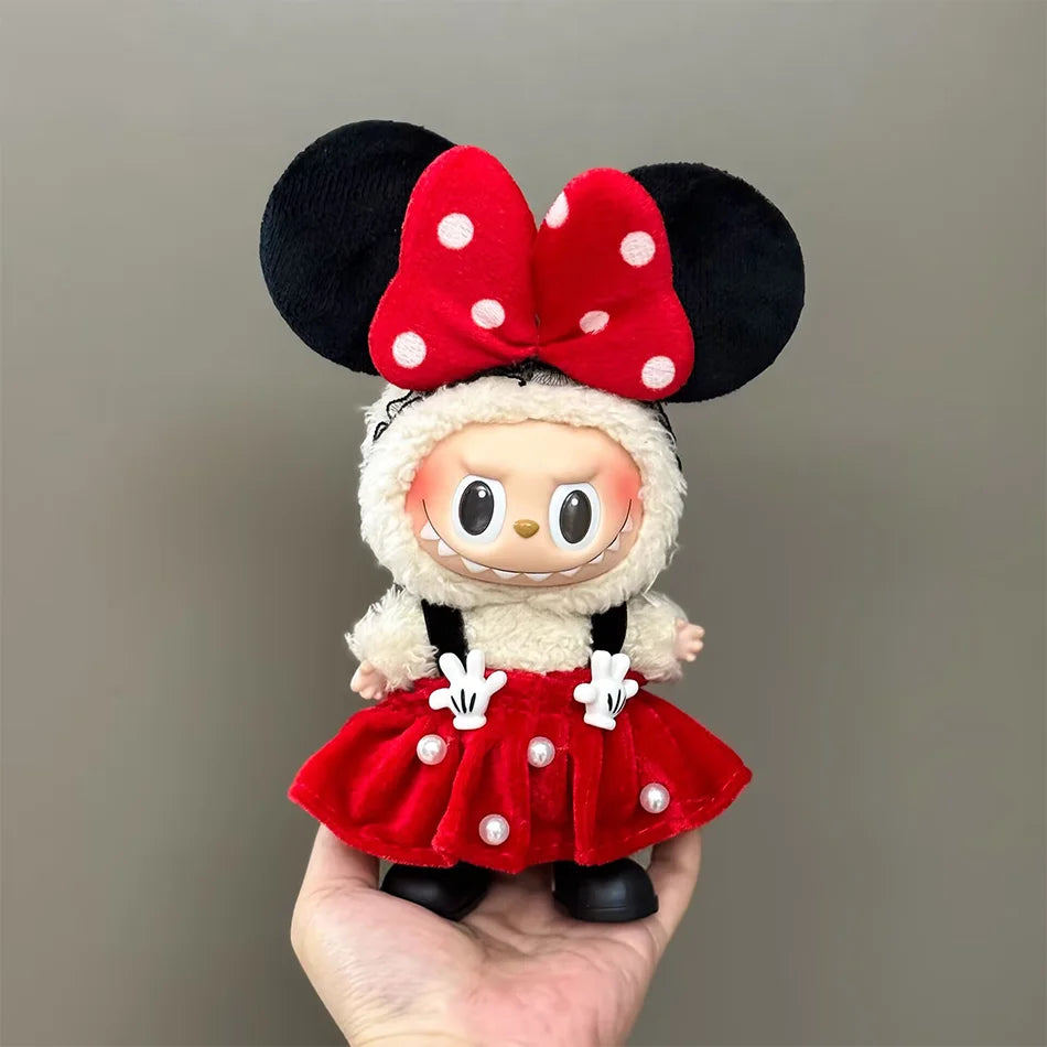 King of Labubu Accessories Clothes Designer Suitable for V1 V2 V3 Labubu Pendants Cute Personality Fashion Birthday Gift