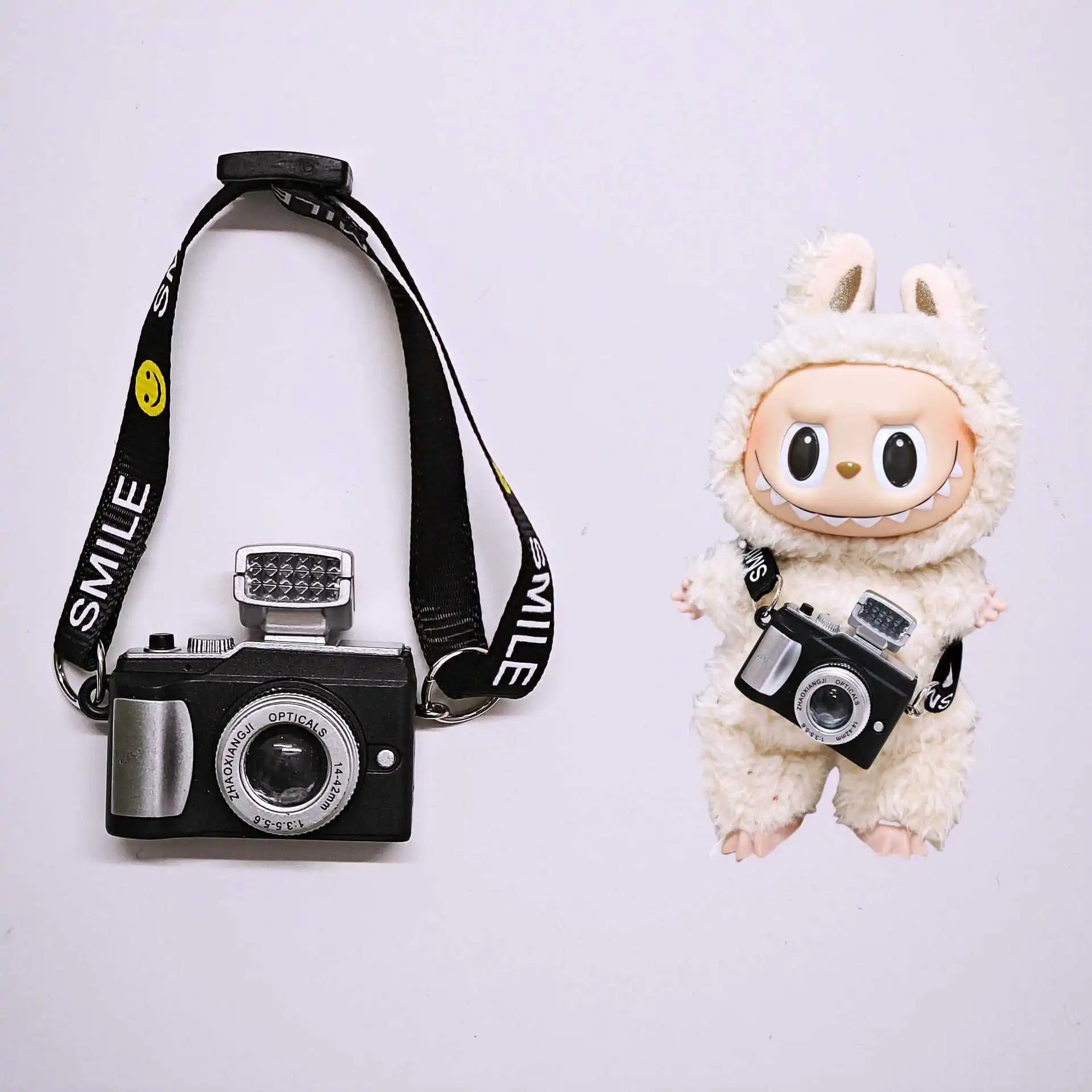 Labubu Doll Digital Camera Guitar Dolls House Decoration Accessory Mini Water Bottle Cup for EXO Doll Sunglasses Baby Dress Up