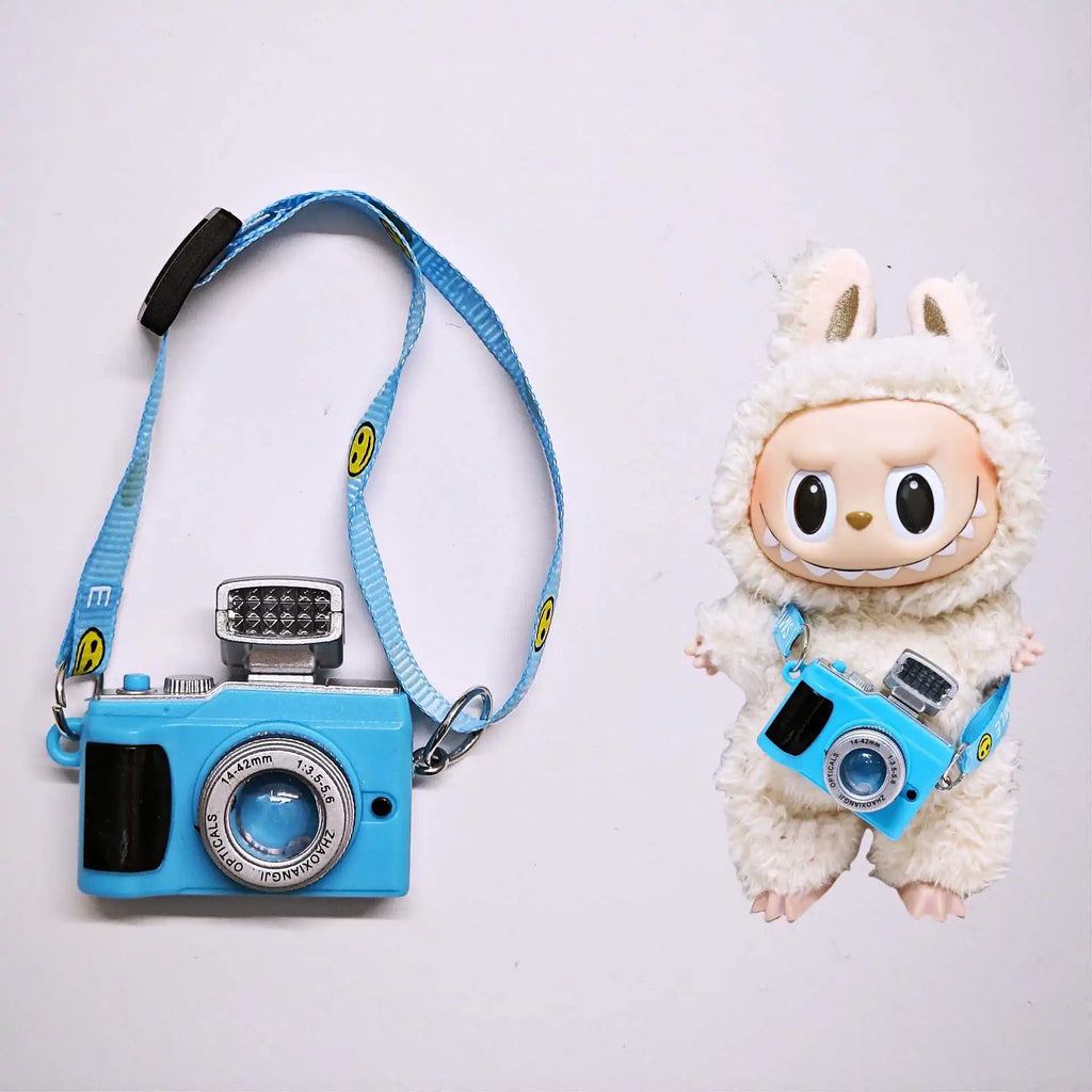 Labubu Doll Digital Camera Guitar Dolls House Decoration Accessory Mini Water Bottle Cup for EXO Doll Sunglasses Baby Dress Up