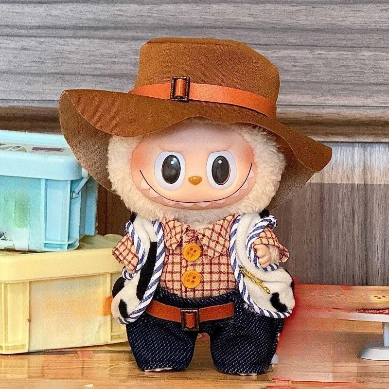 Labubu Doll Clothes - Forest Elf Trendy Cool Set (Clothing Only, No Dolls) toys for girls cute toys