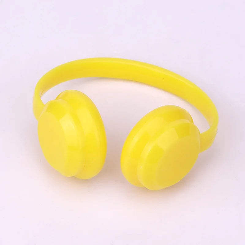 Clothes For Labubu 1st - 3rd Gen 15/17cm Dolls Stylish Orange - Yellow Accented Denim Outfit Set - Rainbow Checkered Shirt