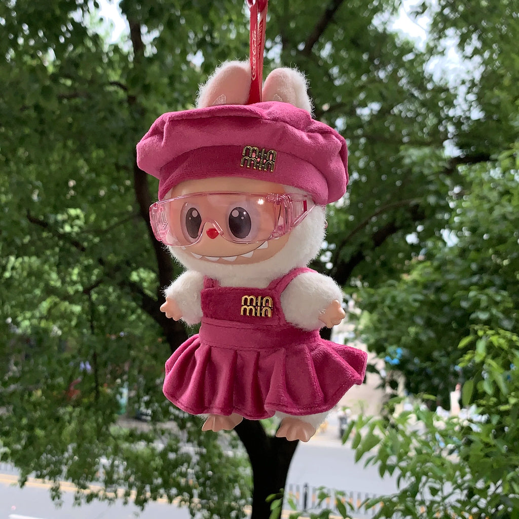 Doll Universal Clothing Mini Plush Cotton Idol  for Doll Clothes For 15-17CM I II III Labubu Outfits Sitting Party Accessories