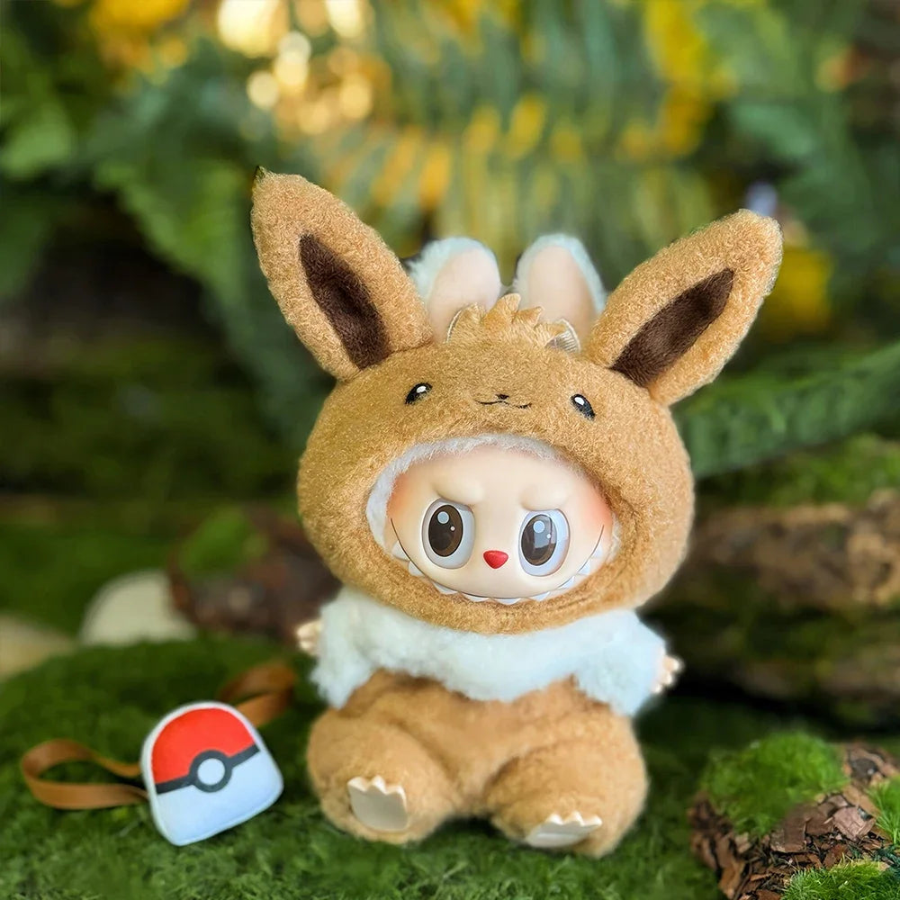 17Cm Clothes for Labubu Cute Replacement Labubu for V1 V2 V3 Plush Dolls Skirts Fashion Set Clothing Outfit Accessory Gift