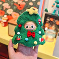 Mini Star Christmas Tree Headgear Clothes For 10CM Labubu The Monsters Pin For Love Series For Labubu V4 Doll Cloth Accessories
